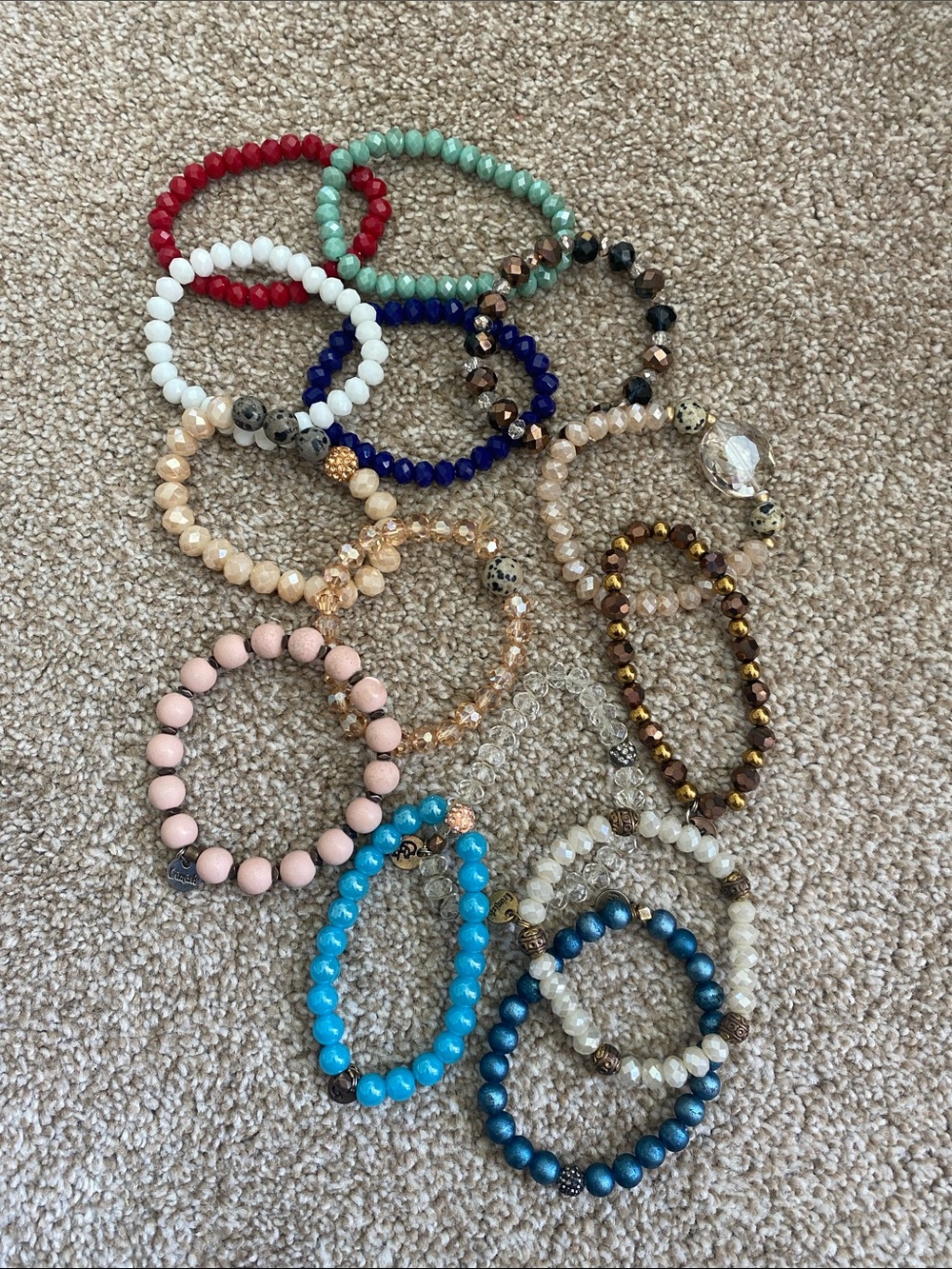 Ermish GC and Boutique Beaded Stretch Bracelets